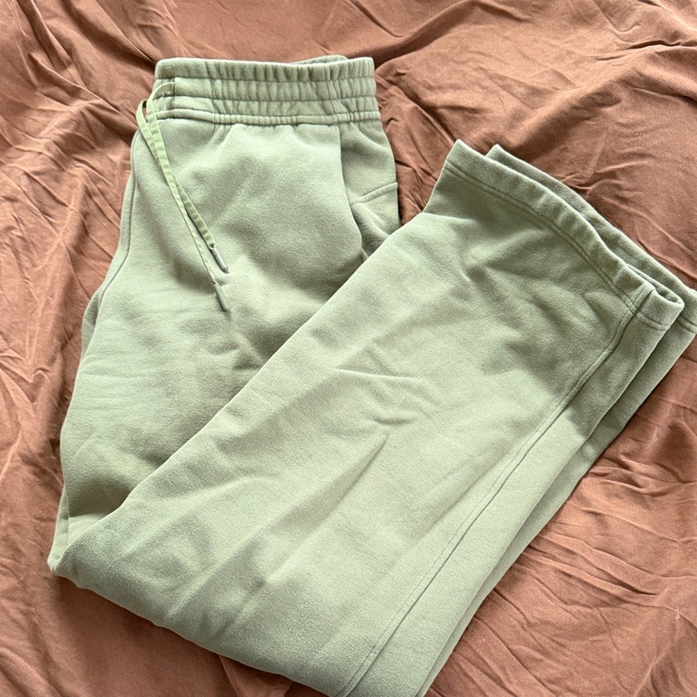 lululemon Sage Green Fleece Joggers